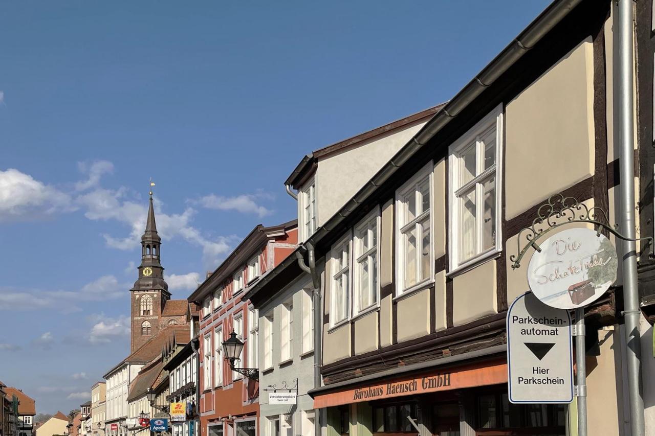 Ferienwohnung Lukas - Lehm erleben Tangermünde Exterior foto